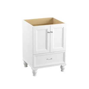 K99514-LG-1WA Damask Up to 24" Bathroom Vanity - Linen White