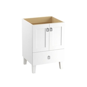 K99527-LG-1WA Poplin Up to 24" Bathroom Vanity - Linen White