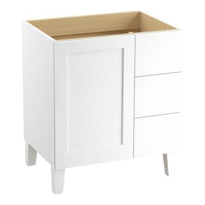 K99530-LGR-1WA Poplin Vanity Base Bathroom Vanity - Linen White K99530-LGR-1WA Poplin Vanity Base Bathroom Vanity - Linen White