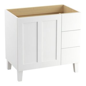 K99533-LGR-1WA Poplin Vanity Base Bathroom Vanity - Linen White K99533-LGR-1WA Poplin Vanity Base Bathroom Vanity - Linen White