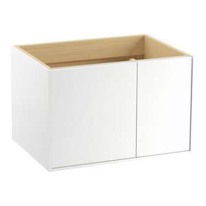 K99541-R-1WA Jute Vanity Base Bathroom Vanity - Linen White