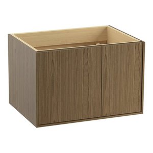 K99541-R-1WM Jute Vanity Base Bathroom Vanity - Walnut Flax