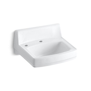 K2031-NL-0 Greenwich Wall Hung Bathroom Sink - White K2031-NL-0 Greenwich Wall Hung Bathroom Sink - White