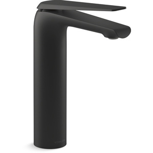 K97347-4K-BL Avid Vessel Filler Bathroom Faucet - Matte Black