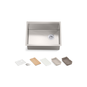 K33659-PC-NA Strive Stainless Steel Single Bowl Kitchen Sink - Stainless Steel