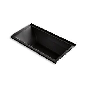 K1121-RW-7 Underscore 60'' x 30'' Soaking Tub - Black K1121-RW-7 Underscore 60'' x 30'' Soaking Tub - Black