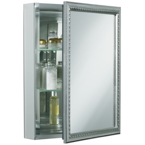 KCB-CLW2026SS Swing Door Medicine Cabinet - Silver