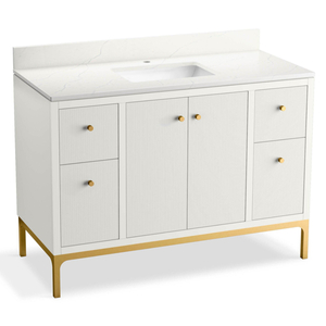 K32834-0 Calpa Over 45" Bathroom Vanity - White
