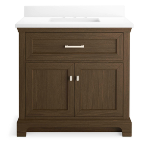 K29261-BD1-DAK Charlemont 31" to 44" Bathroom Vanity - Draper Oak