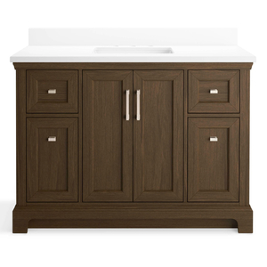 K29262-BD1-DAK Charlemont Over 45" Bathroom Vanity - Draper Oak