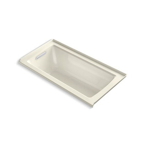 K1946-LW-96 Archer 60'' x 30'' Soaking Tub - Biscuit