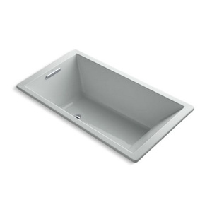 K1173-VBW-95 UnderScore VibrAcoustic 66" Soaking Tub - Ice Grey K1173-VBW-95 UnderScore VibrAcoustic 66" Soaking Tub - Ice Grey