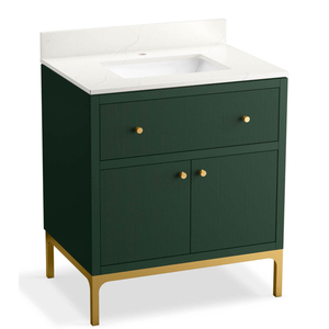 K38008-EMG Calpa 25" to 30" Bathroom Vanity - Emerald Green