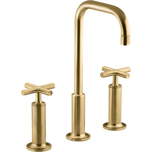 K14408-3-2MB Purist 8'' Widespread Bathroom Faucet - Vibrant Brushed Moderne Brass