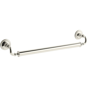 K25156-SN Artifacts Grab Bar Bathroom Accessory - Vibrant Polished Nickel