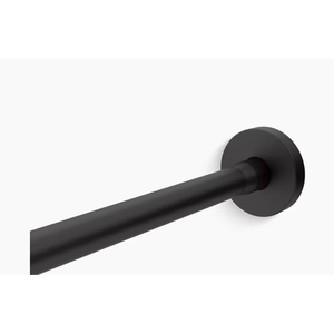 K33810-BL Elate Shower Rod Shower Curtain Rod - Matte Black
