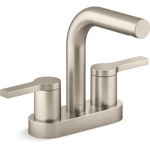 K33591-4K-BN 4'' Centerset Bathroom Faucet - Vibrant Brushed Nickel