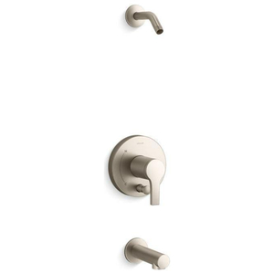 KTLS35327-4-BN Elate Tub & Shower Faucet Trim Trim Kit - Vibrant Brushed Nickel