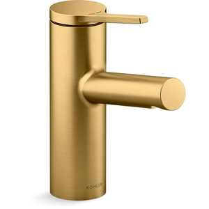 K35048-4K-2MB Single Hole Bathroom Faucet - Vibrant Brushed Moderne Brass