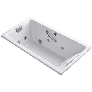 K856-M-0 Tea-For-Two 66" Whirlpool Bath - White