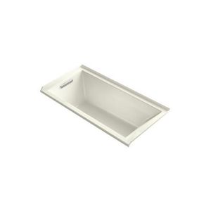 K1121-L-96 Underscore 60'' x 30'' Soaking Tub - Biscuit