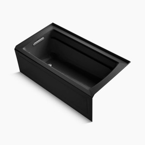 1122-GHLA-7 Archer 60'' x 32'' Air Tub - Black 1122-GHLA-7 Archer 60'' x 32'' Air Tub - Black