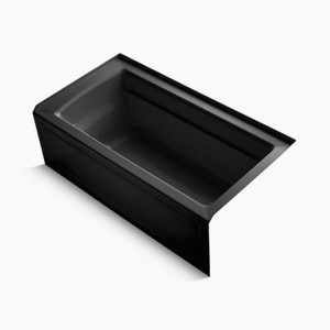1122-GHRAW-7 Archer 60'' x 32'' Air Tub - Black 1122-GHRAW-7 Archer 60'' x 32'' Air Tub - Black