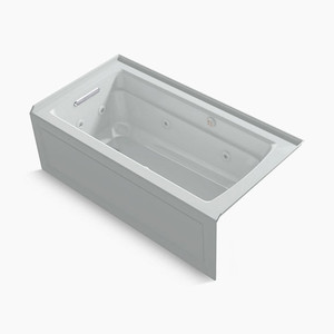 1122-XGHLA-95 Archer 60'' x 32'' Whirlpool Bath - Ice Grey 1122-XGHLA-95 Archer 60'' x 32'' Whirlpool Bath - Ice Grey