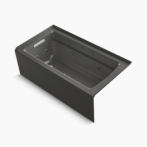 1122-XGHRA-58 Archer 60'' x 32'' Whirlpool Bath - Thunder Grey 1122-XGHRA-58 Archer 60'' x 32'' Whirlpool Bath - Thunder Grey