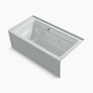 1122-XGHRA-95 Archer 60'' x 32'' Whirlpool Bath - Ice Grey
