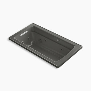 1122-XHGH-58 Archer 60'' x 32'' Whirlpool Bath - Thunder Grey 1122-XHGH-58 Archer 60'' x 32'' Whirlpool Bath - Thunder Grey