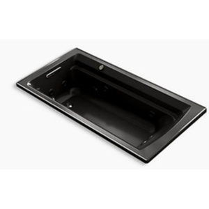 K1124-XHGH-7 Archer 72"x 36" Whirlpool Bath - Black