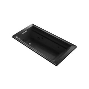 K1124-7 Archer 72"x 36" Whirlpool Bath - Black