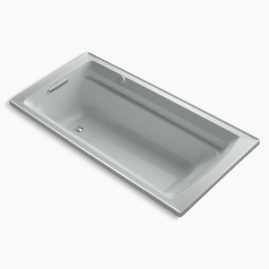 K1124-GH-95 Archer 72" x 36" Air Tub - Ice Grey