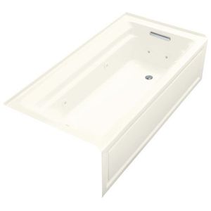 K1124-HR-96 Archer 72"x 36" Whirlpool Bath - Biscuit K1124-HR-96 Archer 72"x 36" Whirlpool Bath - Biscuit
