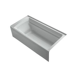 K1125-RA-95 Archer 72" x 36" Soaking Tub - Ice Grey