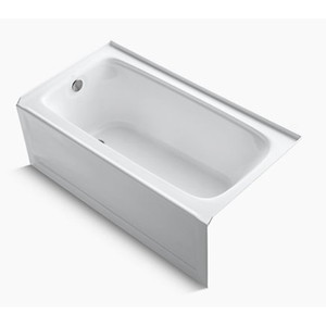 K1150-LA-0 Bancroft 60'' x 32'' Soaking Tub - White K1150-LA-0 Bancroft 60'' x 32'' Soaking Tub - White
