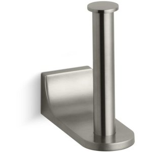 K11583-BN Loure Paper Holder Bathroom Accessory - Vibrant Brushed Nickel