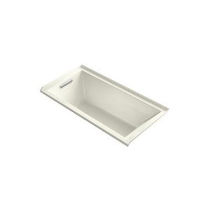 K1167-LVB-96 Underscore 60'' x 30'' Soaking Tub - Biscuit K1167-LVB-96 Underscore 60'' x 30'' Soaking Tub - Biscuit