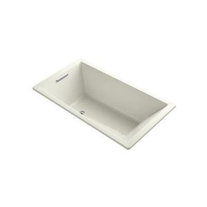 K1173-VB-96 UnderScore VibrAcoustic 66" Soaking Tub - Biscuit