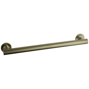 K11892-BV Purist Grab Bar Bathroom Accessory - Vibrant Brushed Bronze