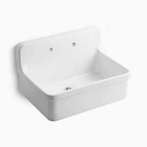 K12787-0 Gilford Apron Front / Specialty Sink Kitchen Sink - White K12787-0 Gilford Apron Front / Specialty Sink Kitchen Sink - White