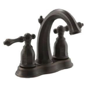 K13490-4-2BZ Kelston 4'' Centerset Bathroom Faucet - Oil-Rubbed Bronze