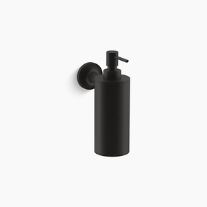 K14380-BL Purist Soap Dispenser Bathroom Accessory - Matte Black