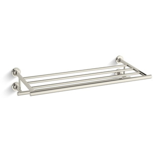 K14381-SN Purist Vanity Shelf Bathroom Accessory - Vibrant Polished Nickel