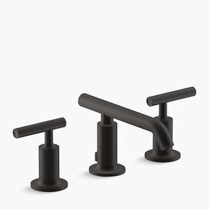 K14410-4-BL Purist 8'' Widespread Bathroom Faucet - Matte Black