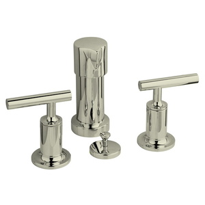 K14431-4-SN Purist Vertical Spray Bidet Faucet - Vibrant Polished Nickel