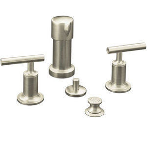 K14431-4-BN Purist Vertical Spray Bidet Faucet - Vibrant Brushed Nickel