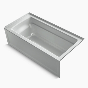 K1948-RA-95 Archer 66" Soaking Tub - Ice Grey