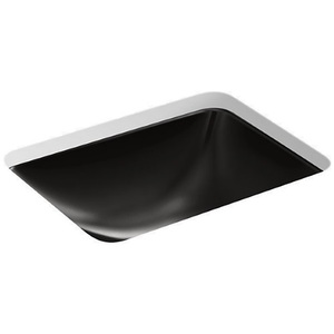 K20000-7 Caxton Undermount Style Bathroom Sink - Black